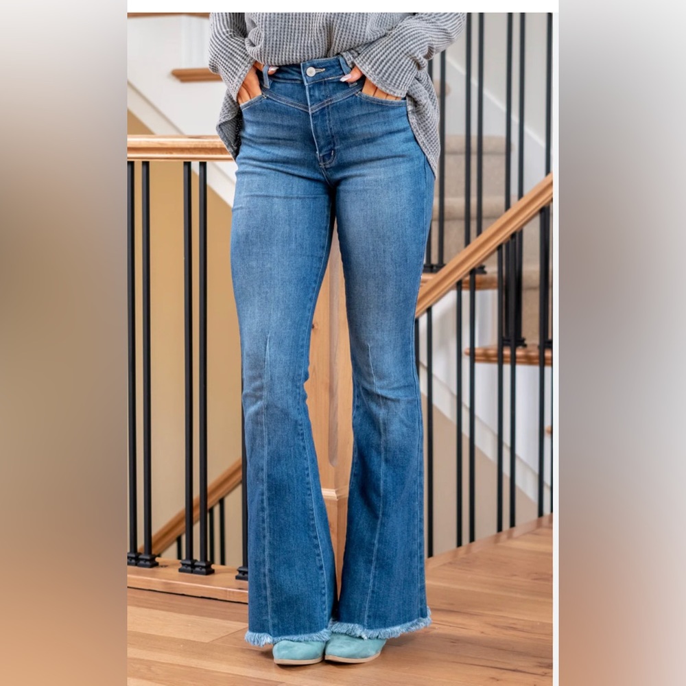 KanCan Western Front High Rise Flares 11/29